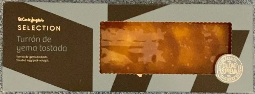 Turrón de yema tostada