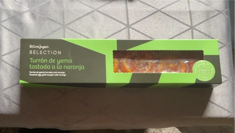 Turrón de yema tostada a la naranja
