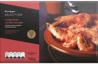 Langostinos cocidos salvajes