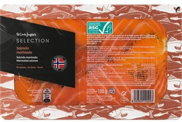 Salmon marinado