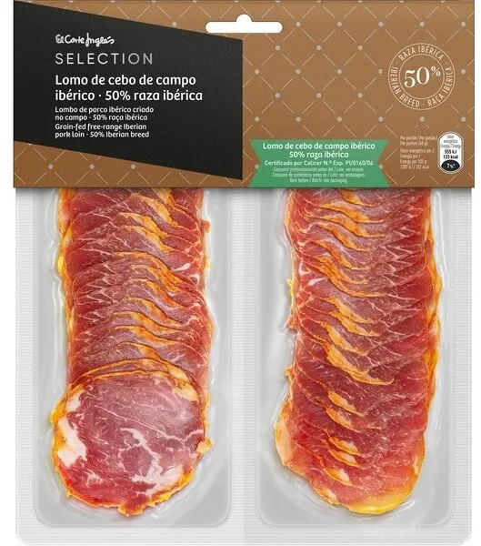 Lomo de cebo de campo ibérico 50%