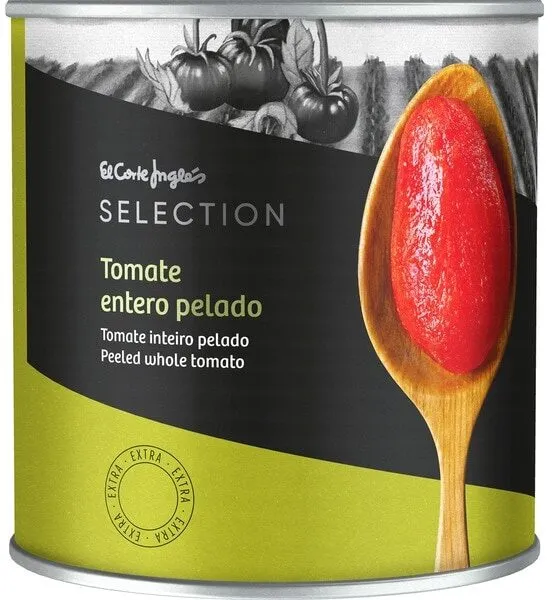 Tomate entero pelado