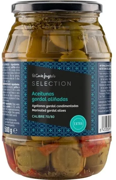 Aceitunas gordal aliñadas