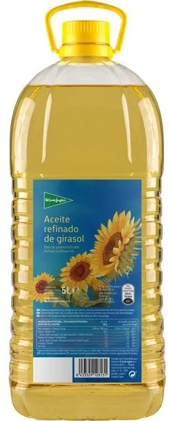 Aceite refinado de girasol