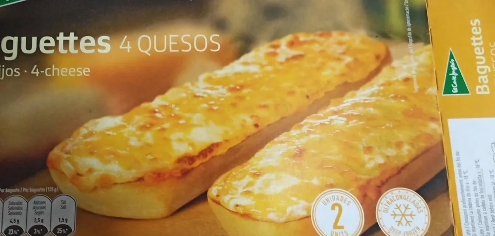 Baguettes 4 quesos