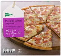Pizza de jamón York y queso