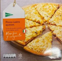 Pizza cuatro quesos