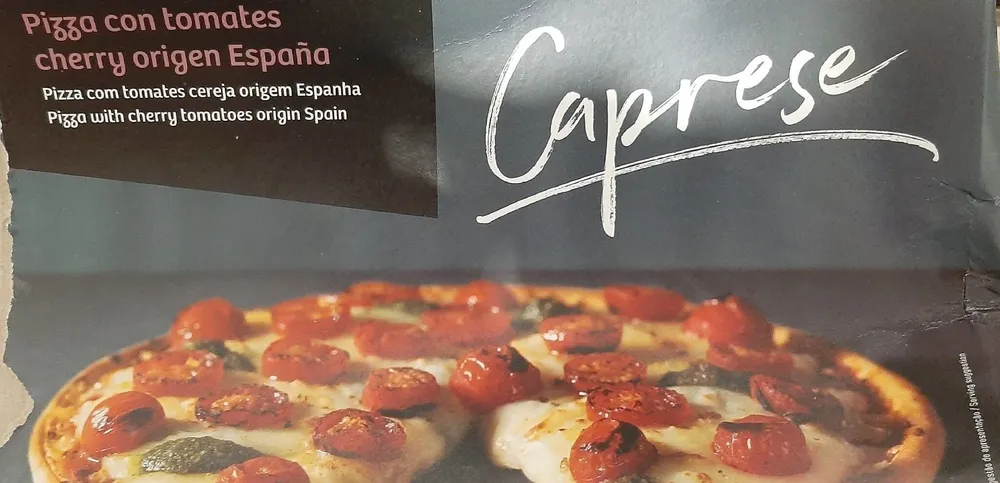 Pizza caprese selección