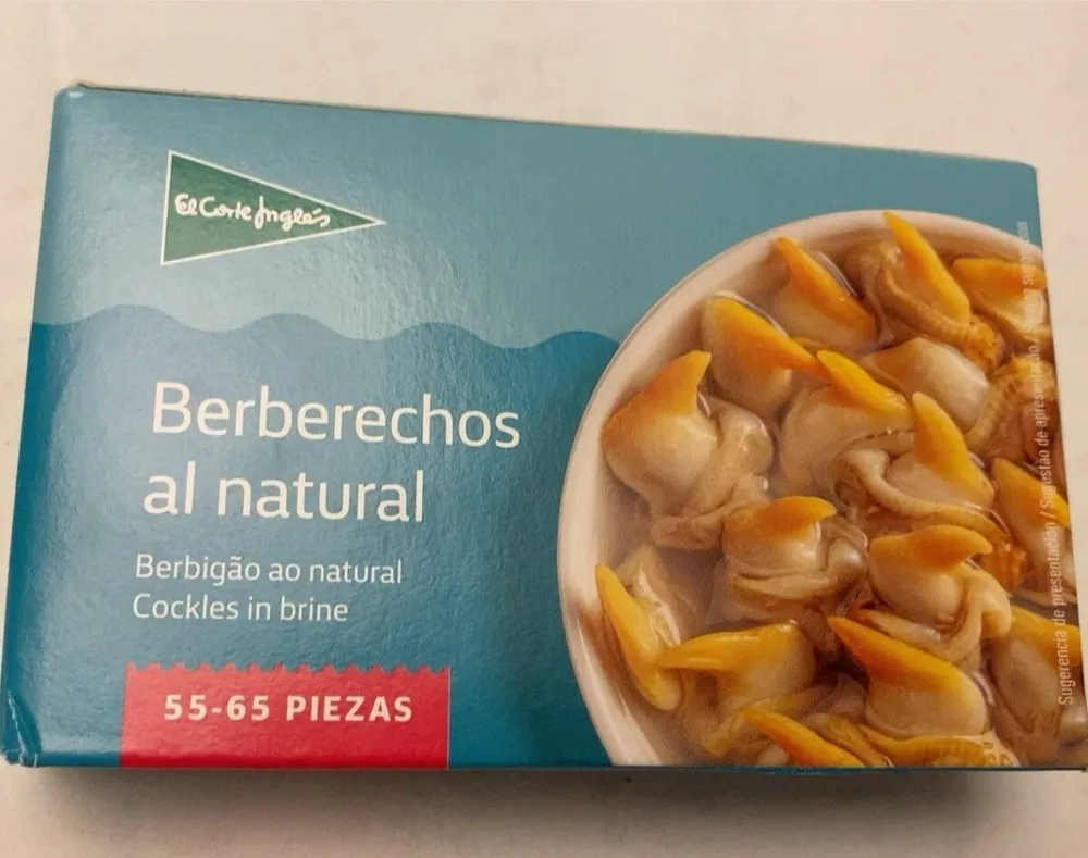 Berberechos al natural