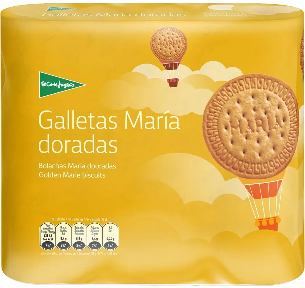 Galletas maría doradas