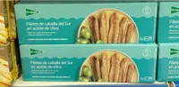 Filetes de caballa del sur en aceite de oliva