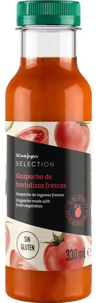 Gazpacho de hortalizas frescas