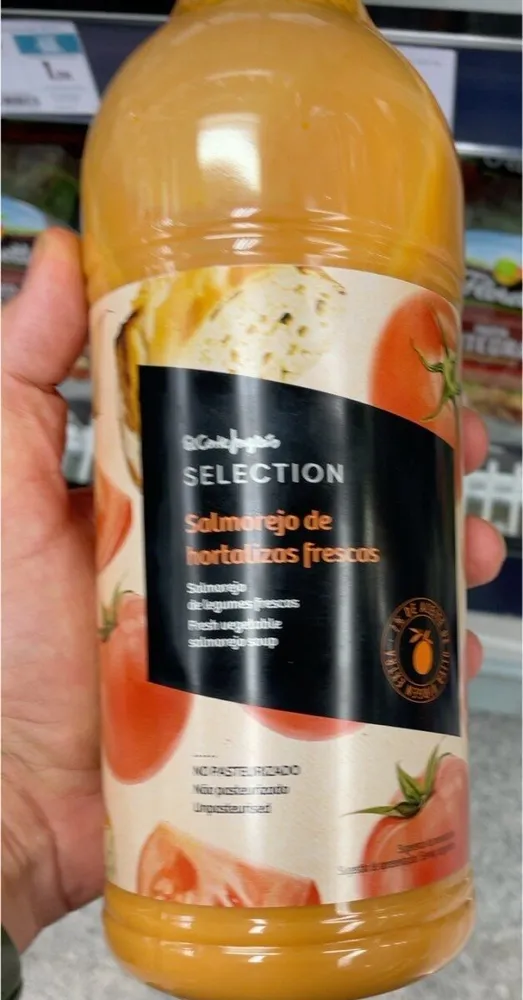 Salmorejo de hortalizas frescas