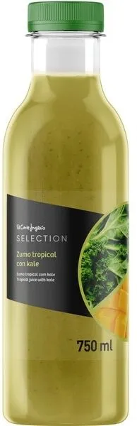 Zumo tropical con kale