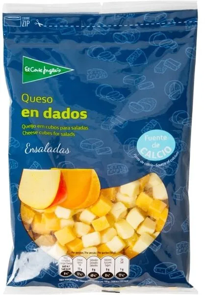 Queso en dados