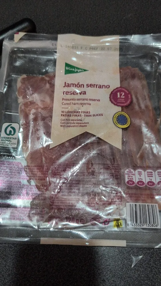 Jamon serrano reserva