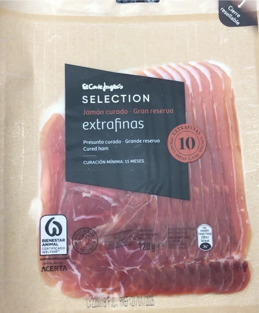 Jamon curado gran reserva