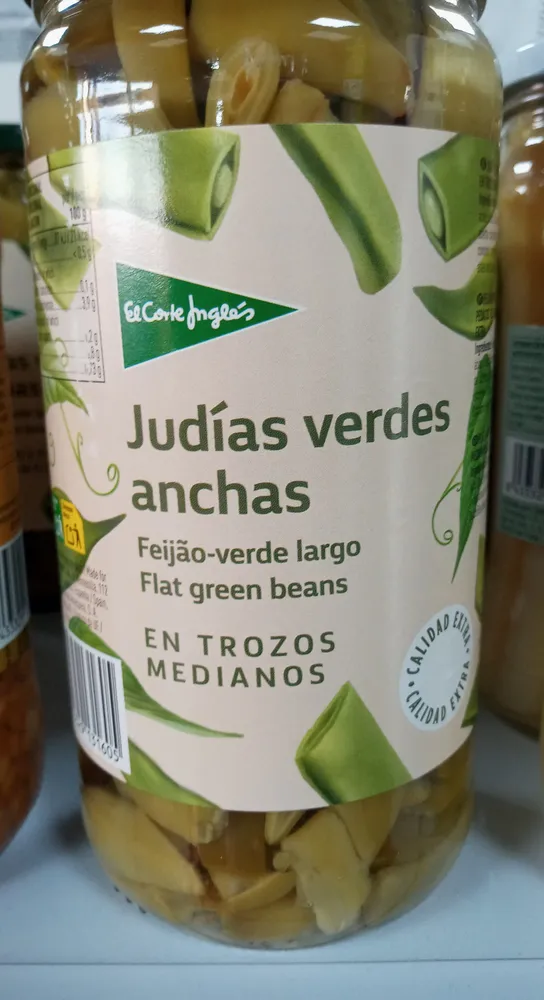 Judías verdes anchas