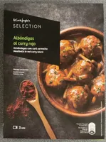 Albóndigas al curry rojo