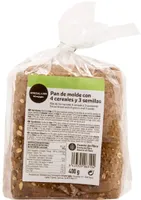 Pan de molde con 4 cereales y 3 semillas