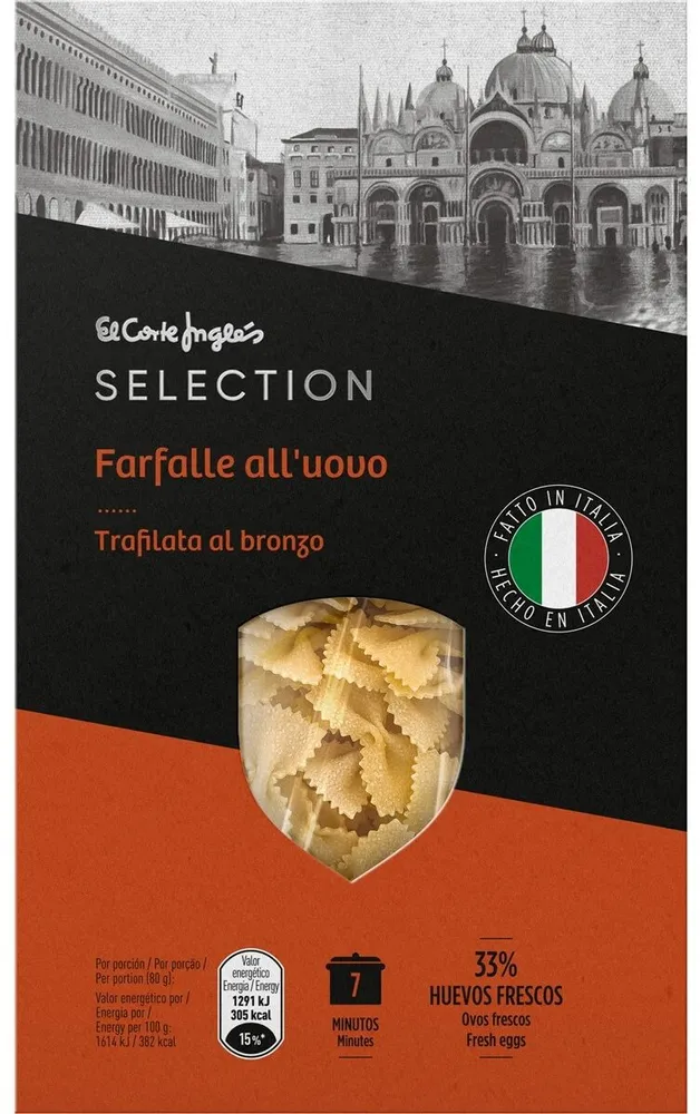 Farfalle all'uovo