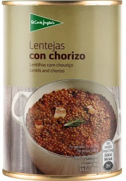 Lentejas con chorizo
