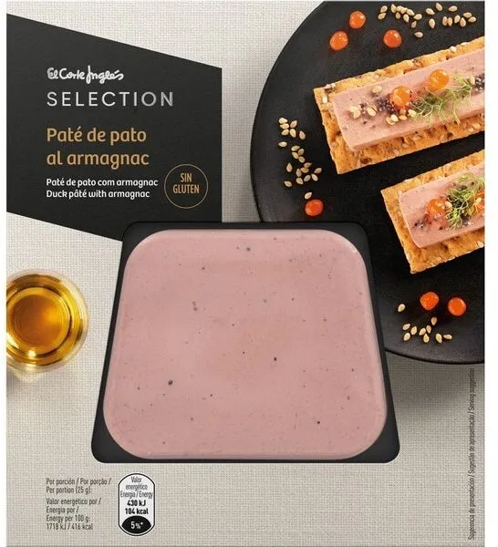 Paté de pato al armagnac