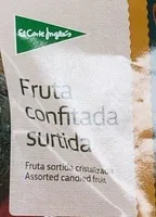 Fruta confitada surtida