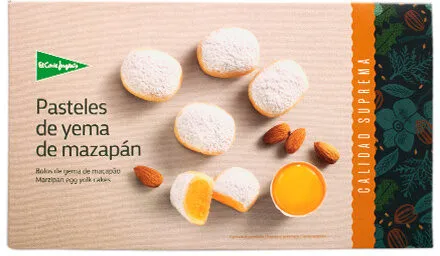 Pasteles de yema de mazapan