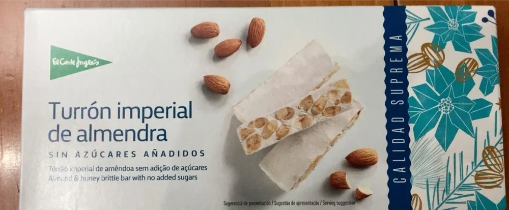 Turron imperial de almendras