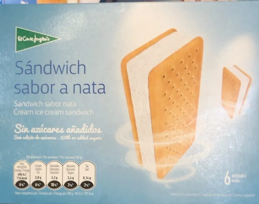 Sandwich sabor a nata