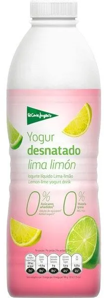 Yogurt desnatado limón