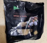 Soles rellenos con setas y trufa