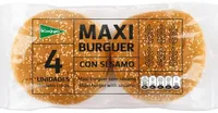 Maxi burger con sésamo