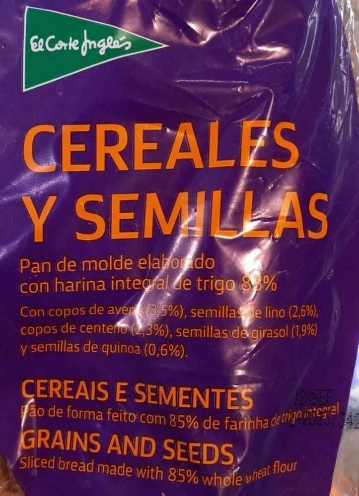 Pan Cereales y Semillas