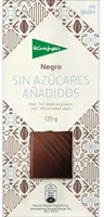 Chocolate negro sin azúcares añadidos
