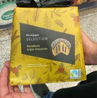 Panettone triple chocolate