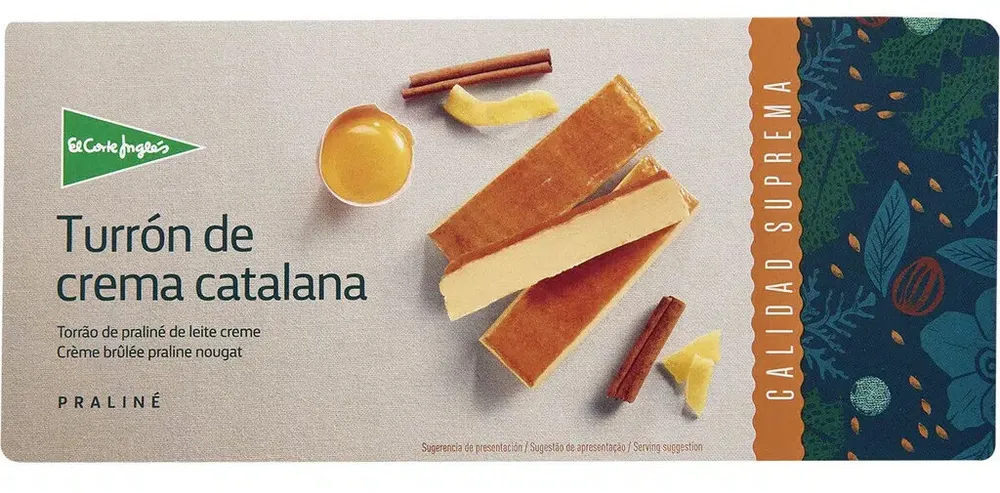 Turrón crema catalana