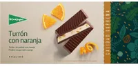 Turrón con naranja y praliné