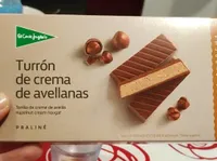 Turrón de crema de avellanas