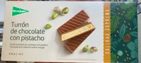 Turrón de chocolate con pistacho