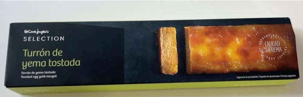 Túrron de yema tostada