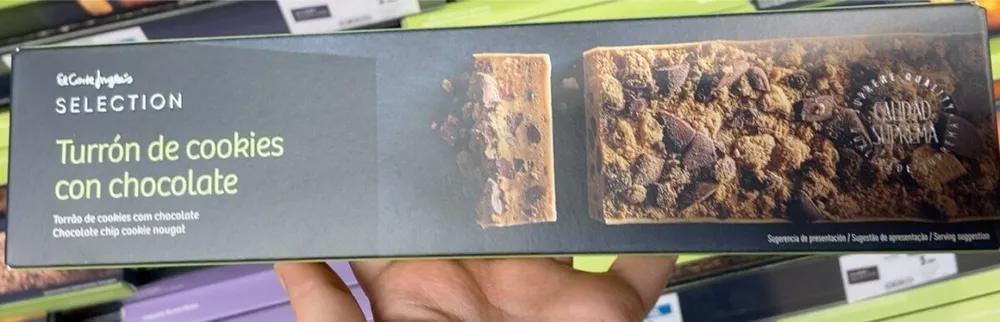 Turron cookies chocolate