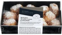 Buñuelos de nata crema y chocolate