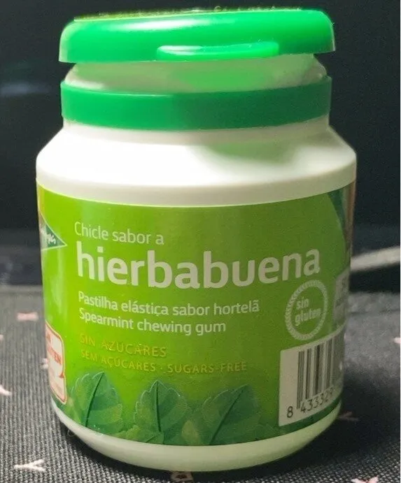 Chicle sabor a hierbabuena