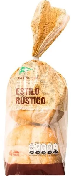 MaxiBurguer Estilo  Rústico