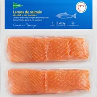 Lomos De Salmón Sin Piel Y Sin Espinas