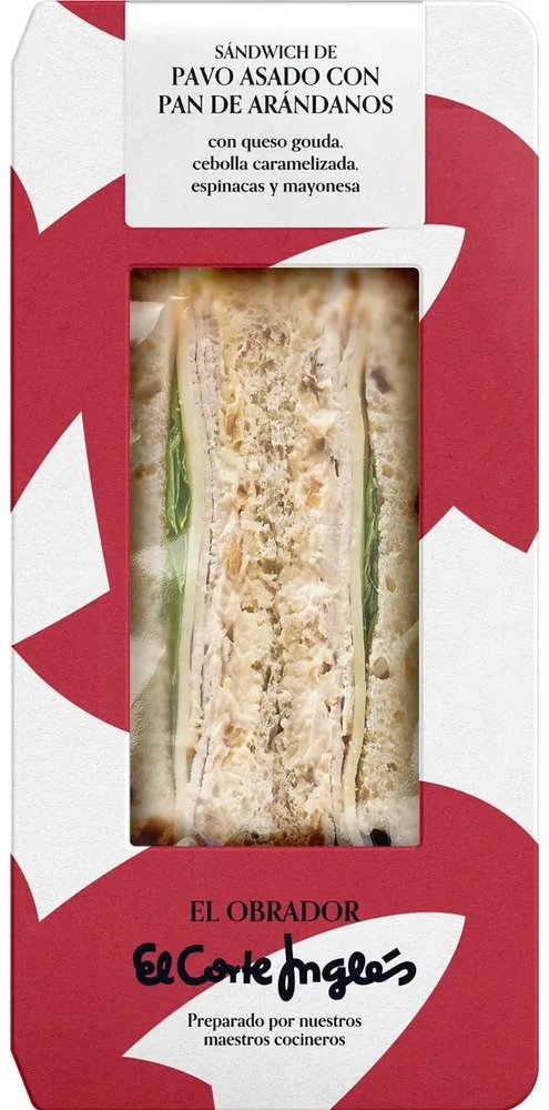 Sandwich de Pavo Asado con Pan de Arándanos