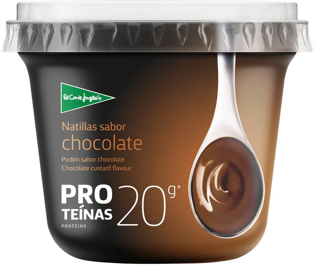 Natillas sabor chocolate