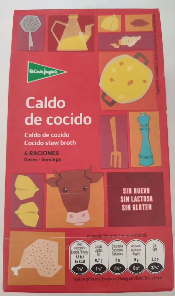 Caldo de cocido liquido